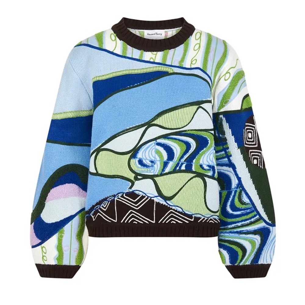 House of Sunny Hypnotise Landscape Crewneck